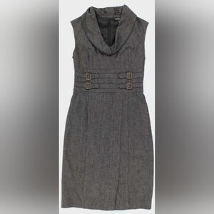 Le Chateau Charcoal Strapless Dress